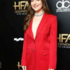 Dakota Johnson Red Blazer