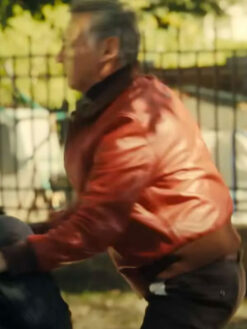 Dirk Martens Red Bomber Leather Jacket