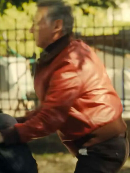 Dirk Martens Red Bomber Leather Jacket