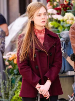 Elle Fanning Peacoat