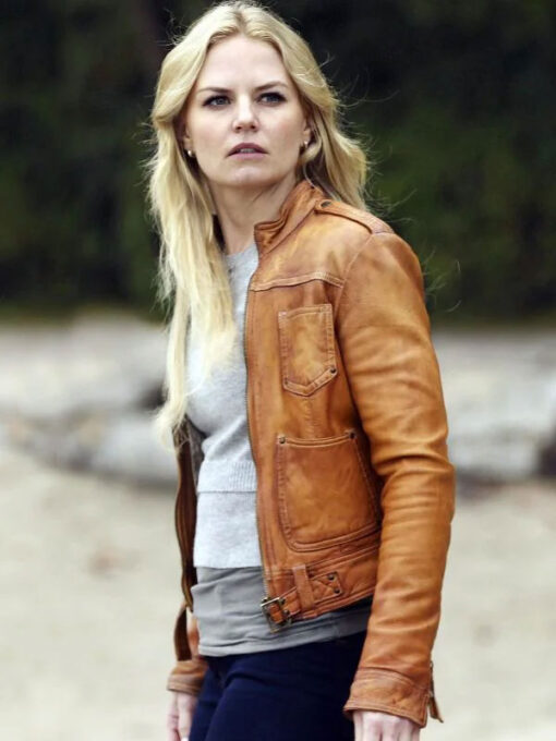 Emma Swan Brown Leather Jacket