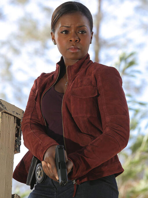 Erica Tazel Burgundy Jacket