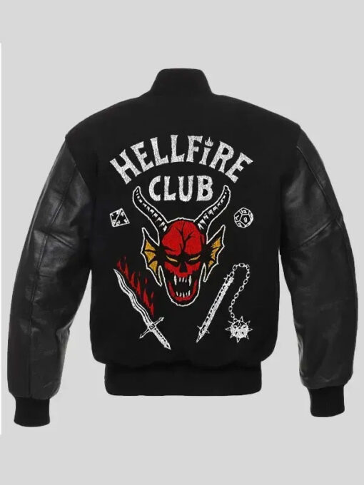 Hellfire Club Black Varsity Jacket