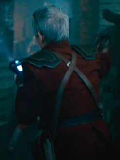 Jamie Lee Curtis Red Coat