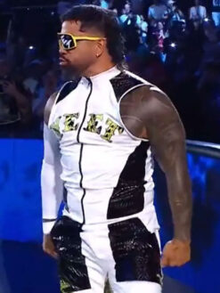 Jey Uso White Vest