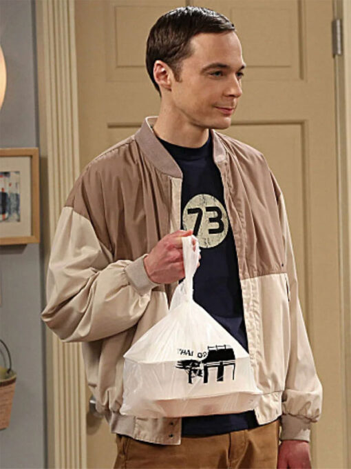 Jim Parsons Brown Cotton Jacket