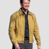 Joe Alwyn Beige Jacket