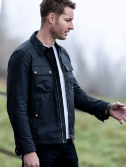 Justin Hartley Black Cotton Jacket