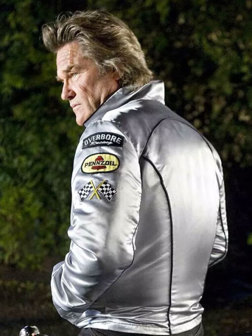 Kurt Russell Silver Satin Jacket