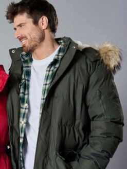 Marcus Rosner Gray Puffer Parka Jacket