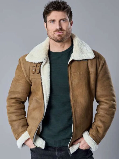 Marcus Rosner Shearling Brown Jacket