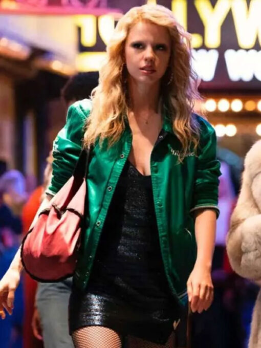 Mia Goth Green Jacket