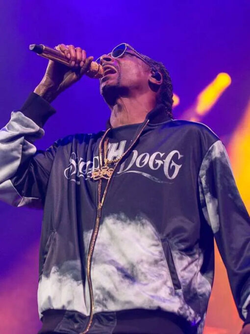 Snoop Dogg Black Bomber Jacket