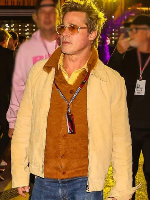 Brad Pitt Brown Jacket