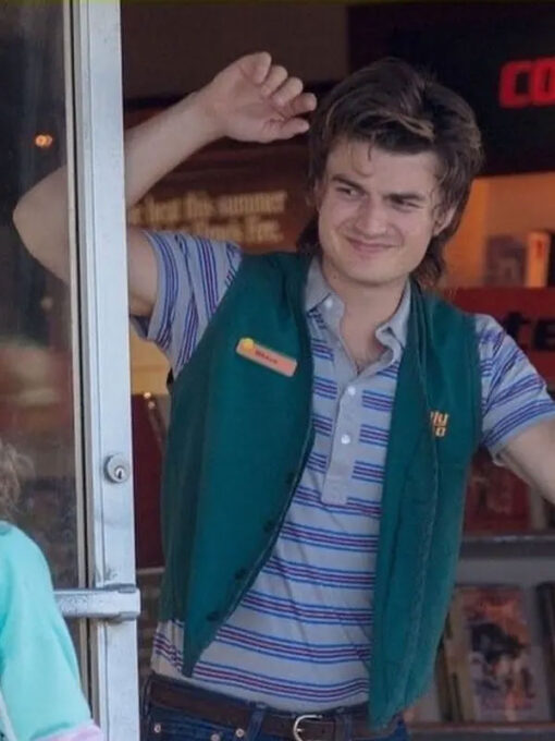 Joe Keery Green Vest