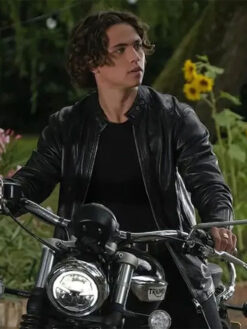 Tanner Buchanan Black Leather Jacket