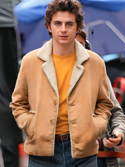 Timothée Chalamet Brown Jacket