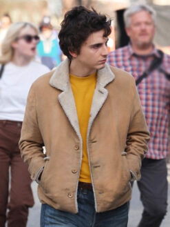 Timothée Chalamet Shearling Jacket