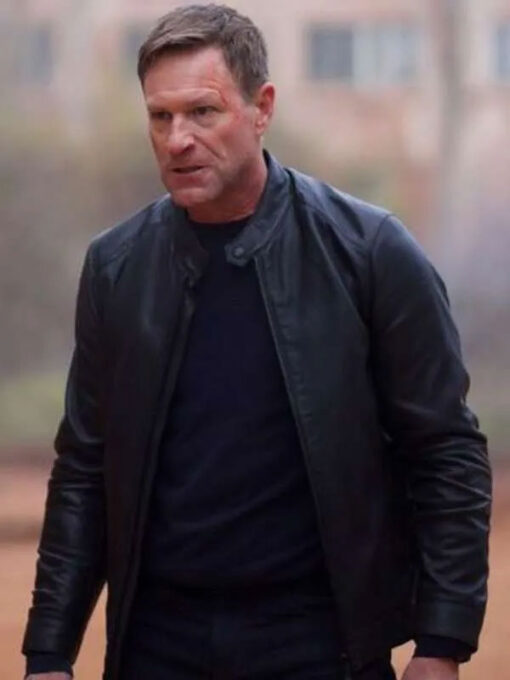 Aaron Eckhart Black Jacket