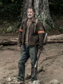 Andrew Lincoln Brown Jacket