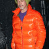 Brad Pitt Orange Jacket