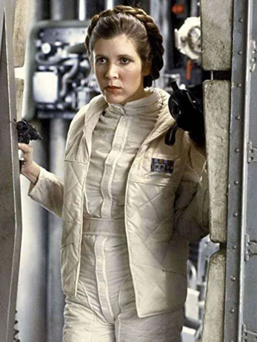 Carrie Fisher White Vest