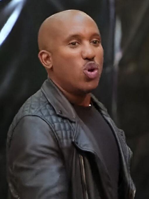 Chris Redd Quilted Black Jacket