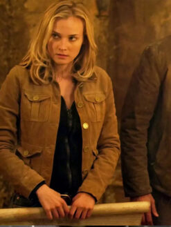 Diane Kruger Brown Jacket