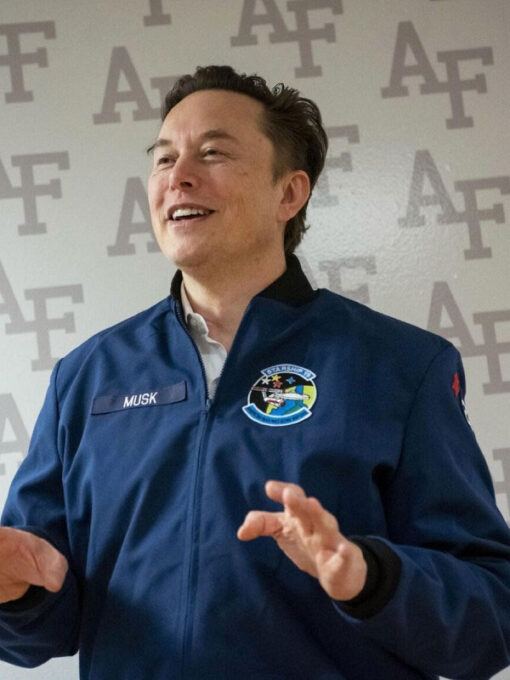 Elon Musk Blue Jacket