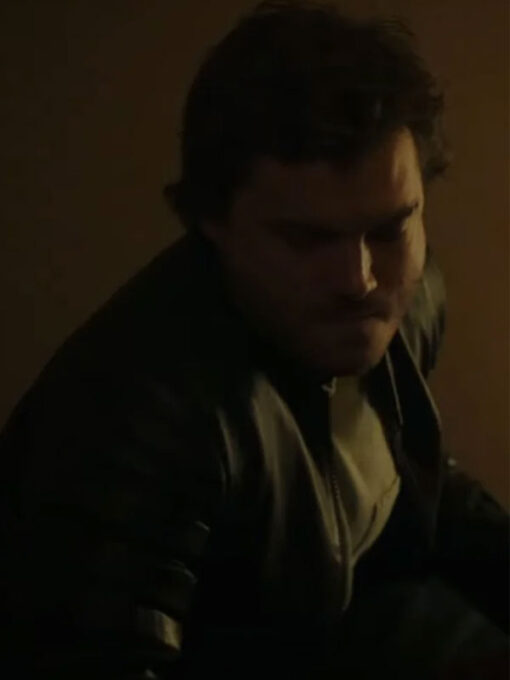 Emile Hirsch Black Leather Jacket