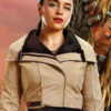 Emilia Clarke Beige Jacket