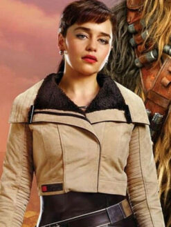 Emilia Clarke Beige Jacket