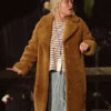 Florence Pugh Brown Coat