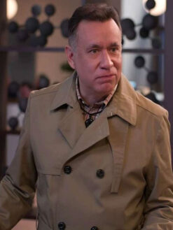 Fred Armisen Beige Coat