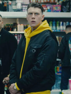 George MacKay Black Jacket