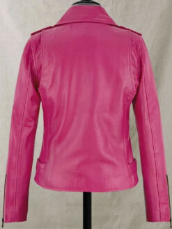 Gwen Stefani Pink Leather Jacket