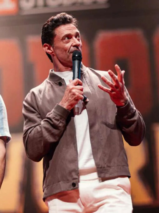 Hugh Jackman Brown Jacket