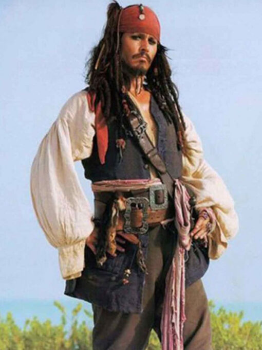 Jack Sparrow Gray Vest