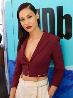 Janina Gavankar Cropped Blazer