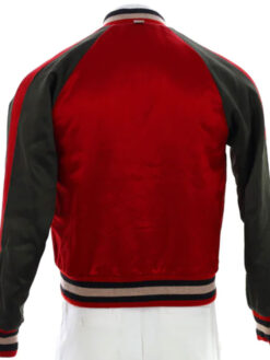 Jeremy Strong Red Panther Jacket