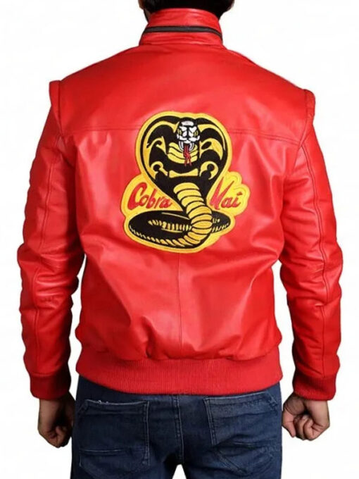 Johnny Lawrence Red Leather Jacket