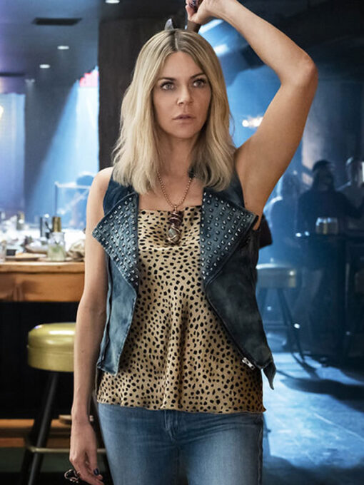 Kaitlin Olson Leather Vest