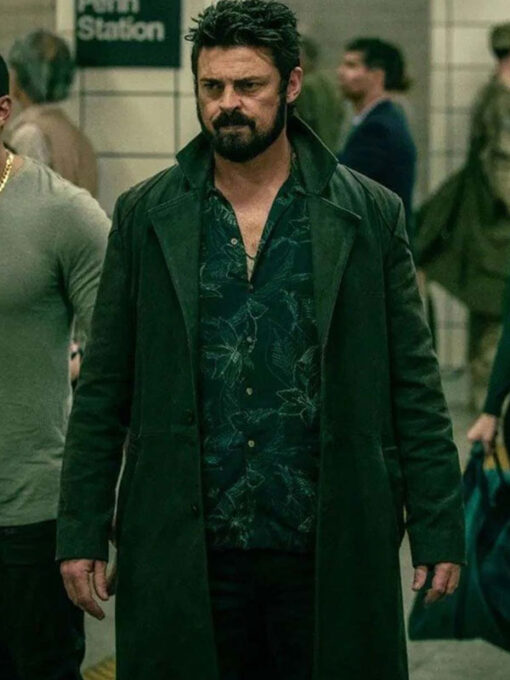 Karl Urban Trench Black Coat