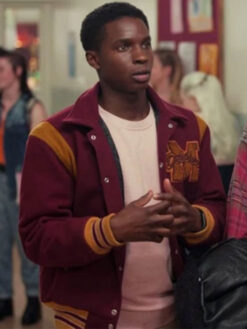 Kedar Williams-Stirling Maroon Varsity Jacket