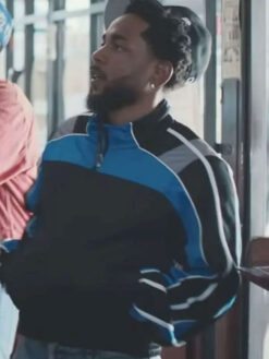 Kendrick Lamar Black and Blue Track Jacket