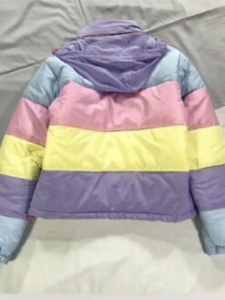 Kiera Thompson Multicolor Puffer Hooded Jacket