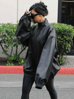 Kim Kardashian Oversized Black Jacket