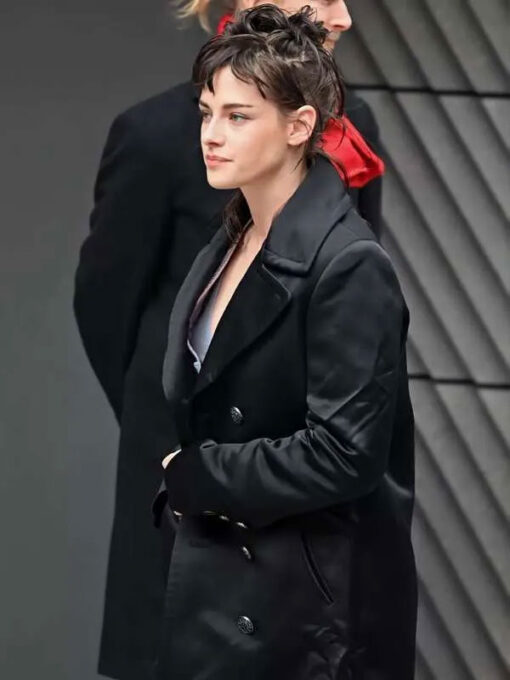 Kristen Stewart Black Coat