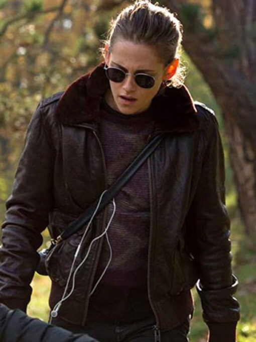 Kristen Stewart Brown Leather Jacket