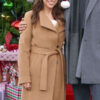 Lacey Chabert Brown Coat